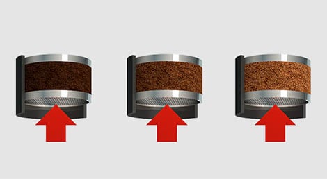 Система налаштування Saeco на тип кави (2007), розумна кавомолка