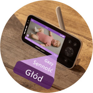 Rozpoznawanie przyczyny płaczu Niania Premium Philips Avent
