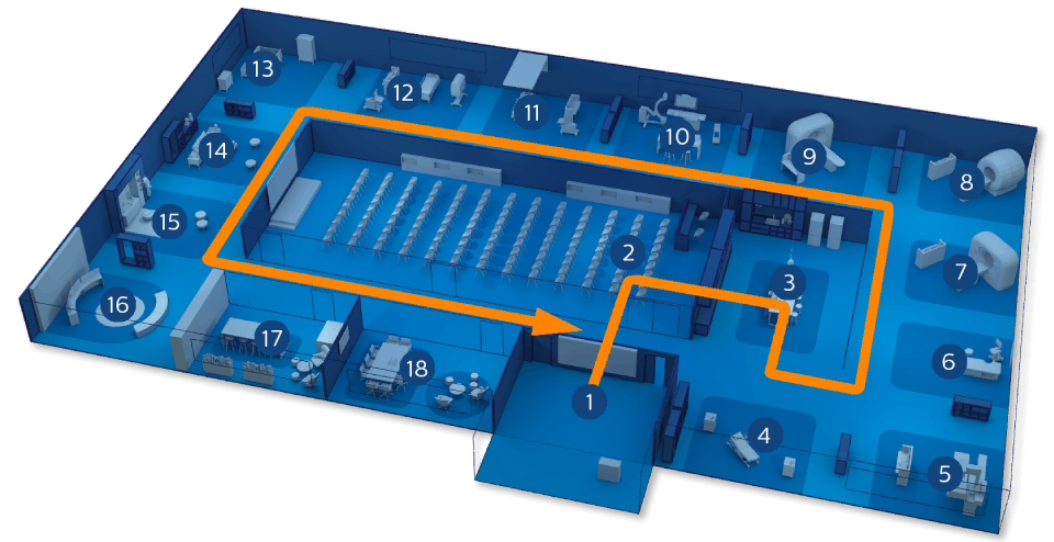 Tour map