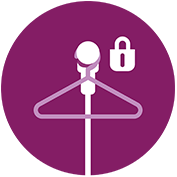 Замок для вешалки Hang&amp;Lock позволяет зафиксировать вещи во время отпаривания