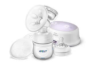 Одинарний електричний молоковідсмоктувач та соски Philips Avent