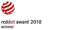 Логотип переможця Reddot Award 2018 року
