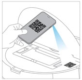 подключение по wi-fi, сканирование QR-кода