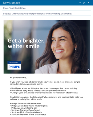 Email asset image whitening