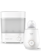 Philips Avent Electric sterilizer & dryer and Fast bottle warmer