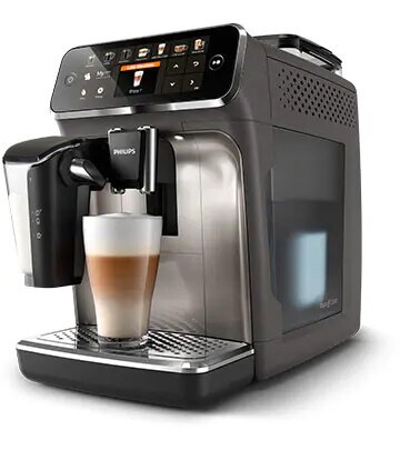 Seria 5400 LatteGo - szary mat / chromowany