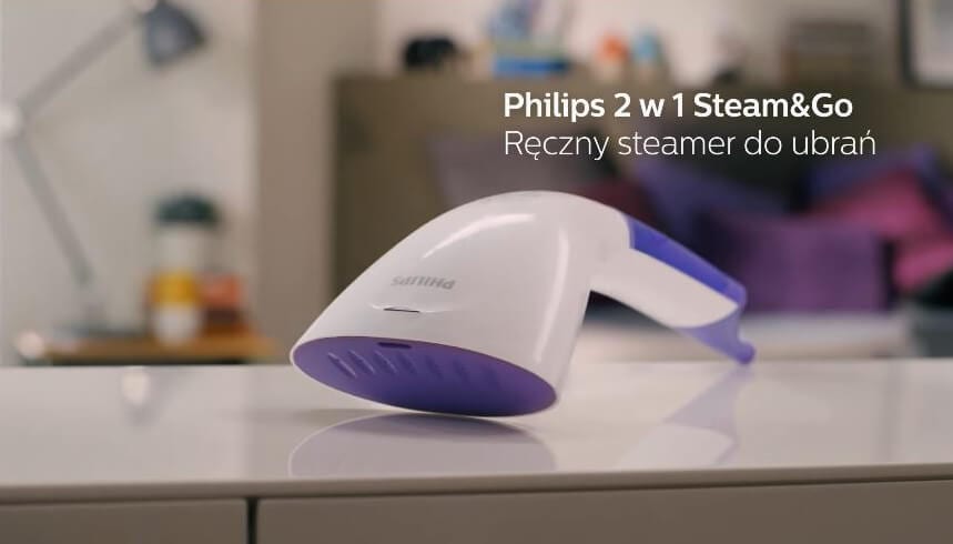 Philips 2 w 1 Steamer - ręczny steamer do ubrań