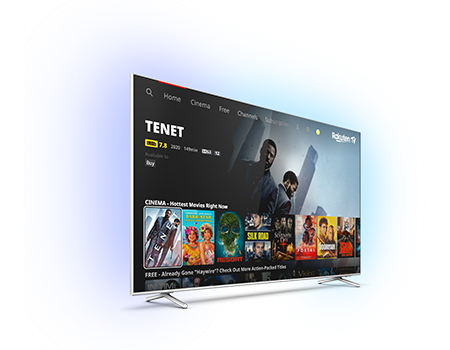 Телевізор Smart TV з Rakuten TV