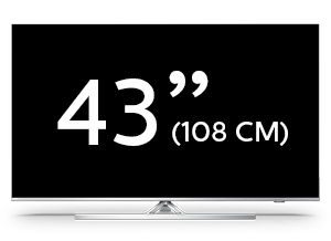 43-дюймовий світлодіодний телевізор Philips 4K UHD Android TV серії Performance